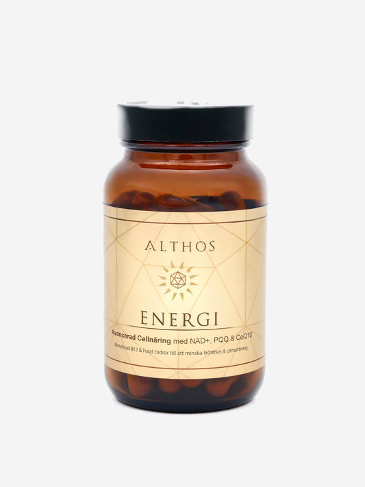 Energi - Cellnäring med NAD+, PQQ och Q10