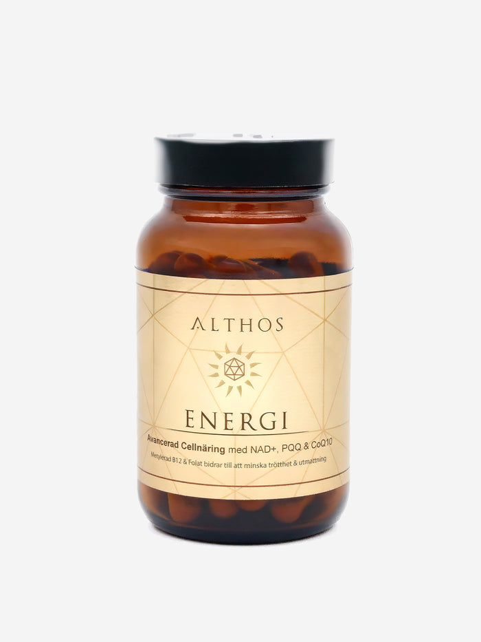 Energi - Cellnäring med NAD+, PQQ och Q10