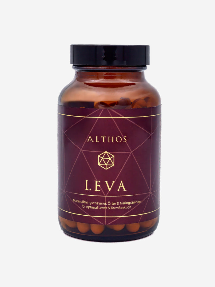 Leva - Starka matsmältningsenzymer och bitterörter för tarm & leverfunktion
