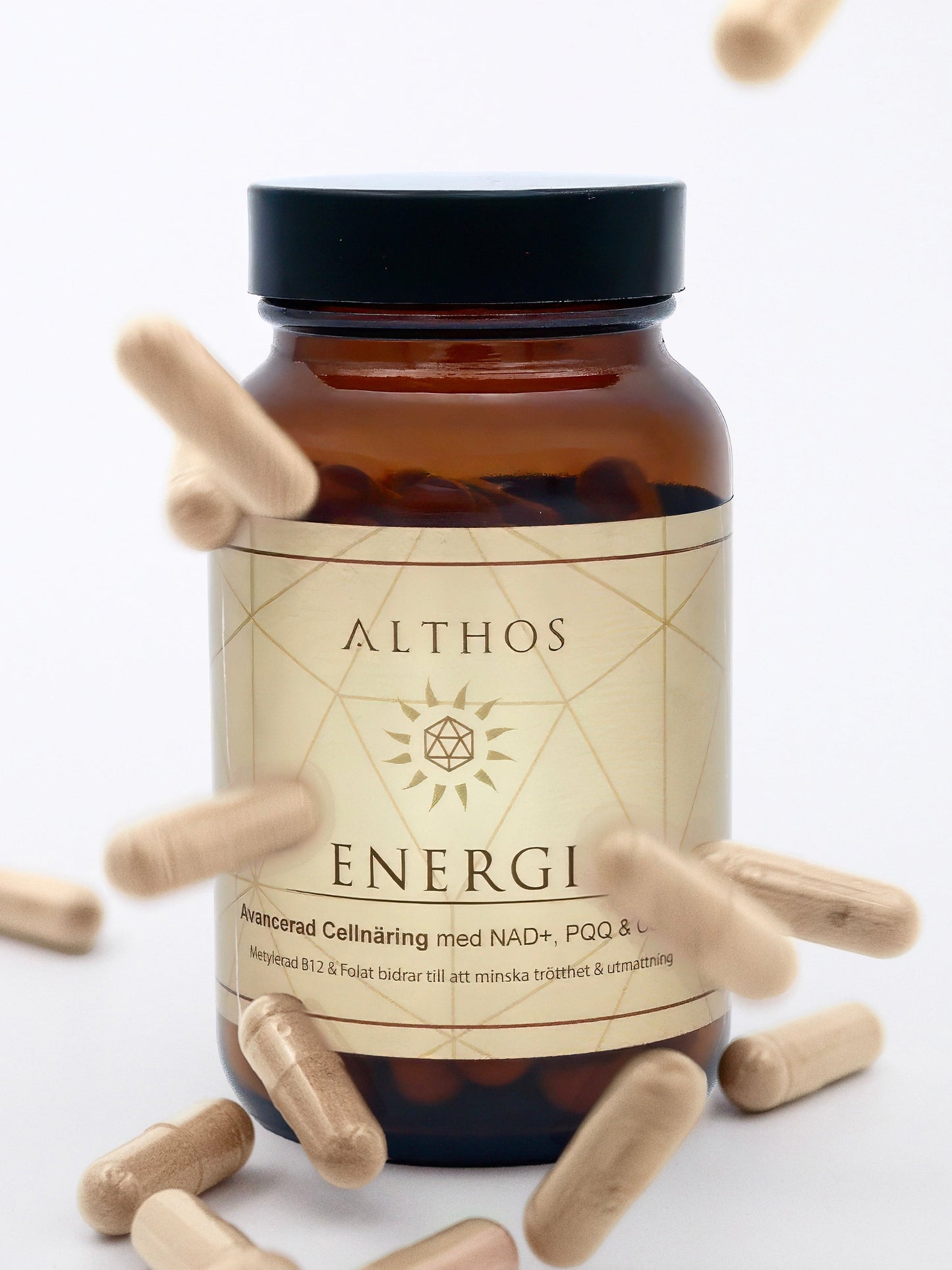 Energi - Cellnäring med NAD+, PQQ och Q10